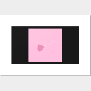 Pink Smiley Face Posters and Art